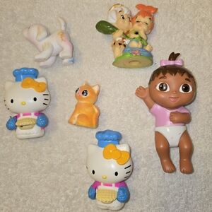 Lot 6 Vintage McDonalds Mix Mini Figures